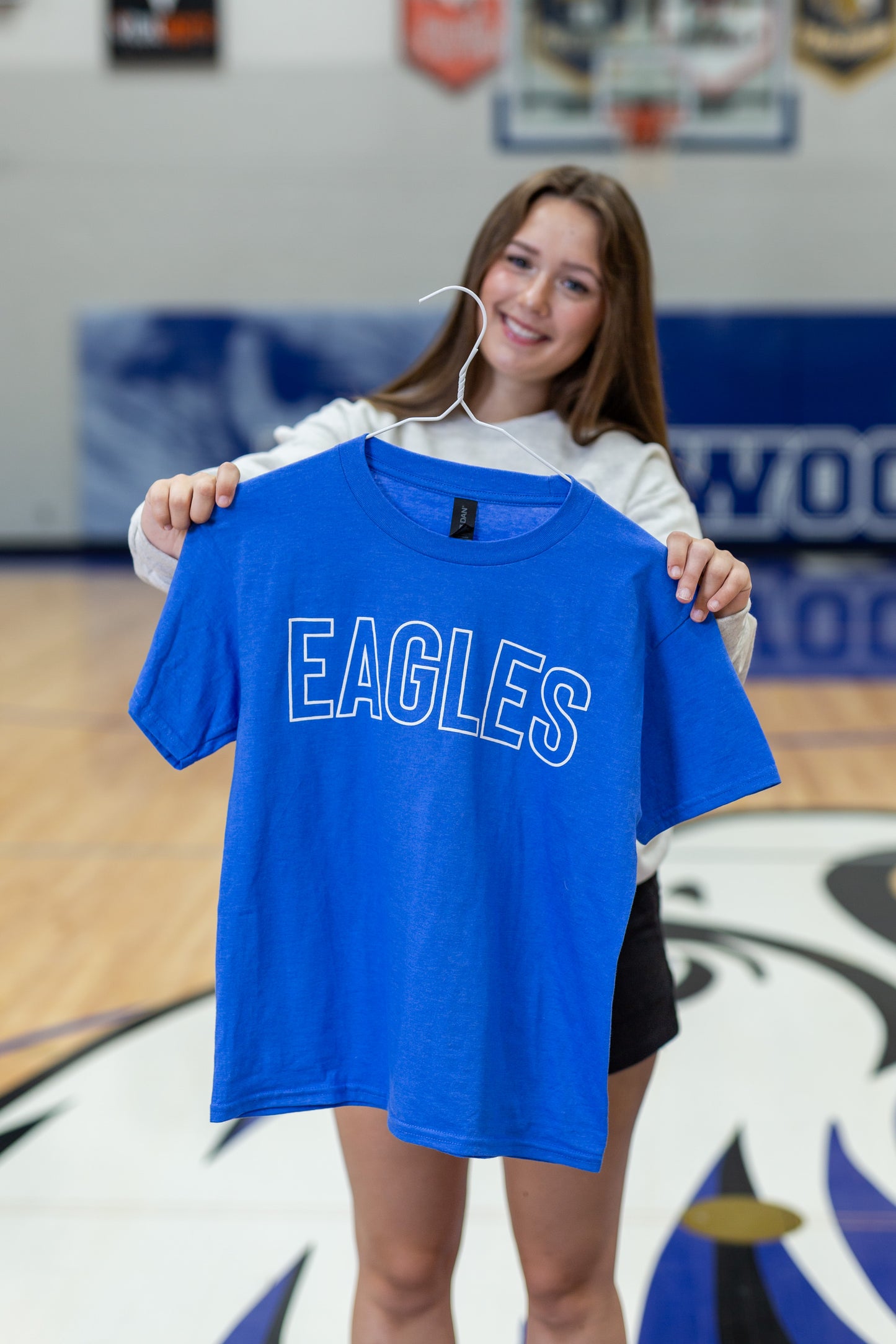 Youth Royal Eagles Tee - White