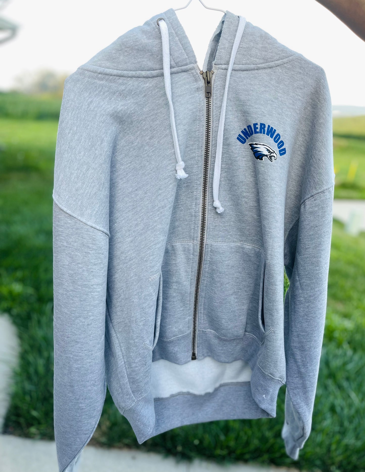 Underwood Athletic Heather Boxy Full Zip Hoodie