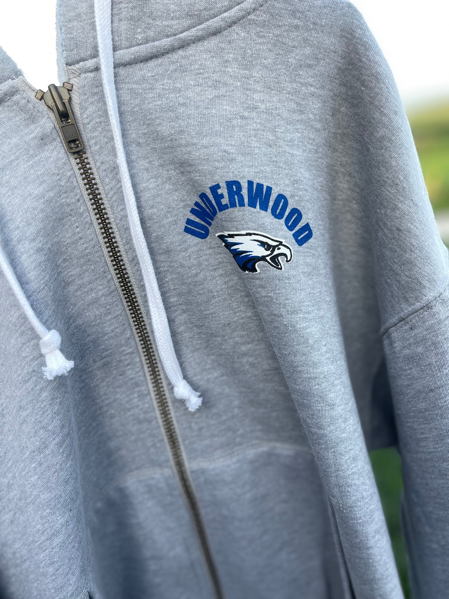 Underwood Athletic Heather Boxy Full Zip Hoodie