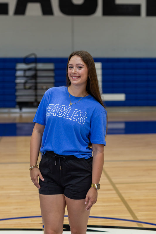 Royal Mist Tee - Eagles - (Gildan Soft Style)