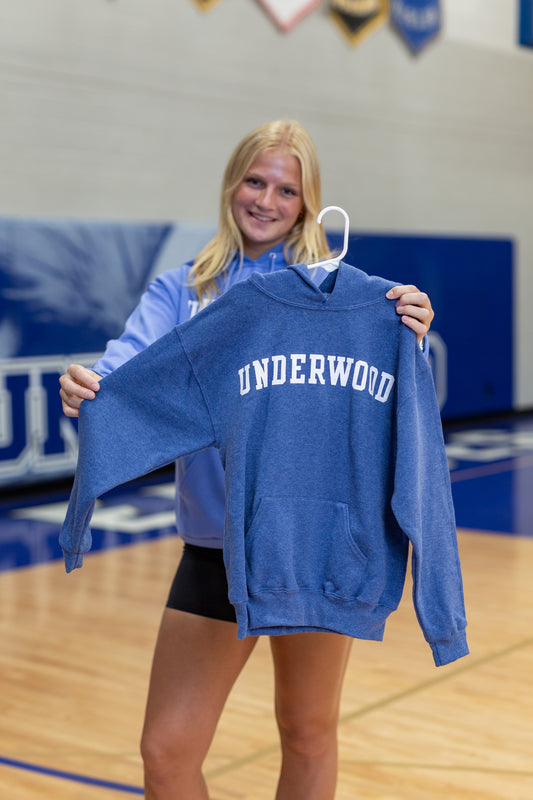 Youth Underwood Hoodie - Heather Blue