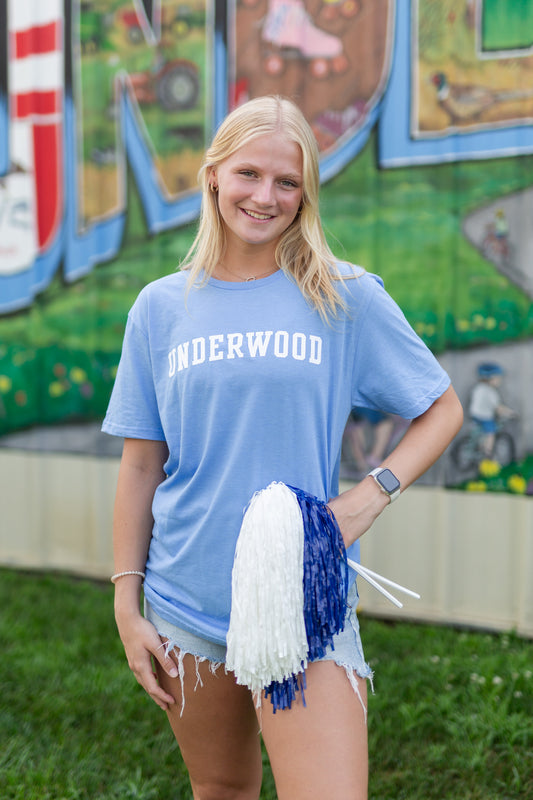 Underwood Carolina Blue Mist Tee - (Gildan Soft Style)