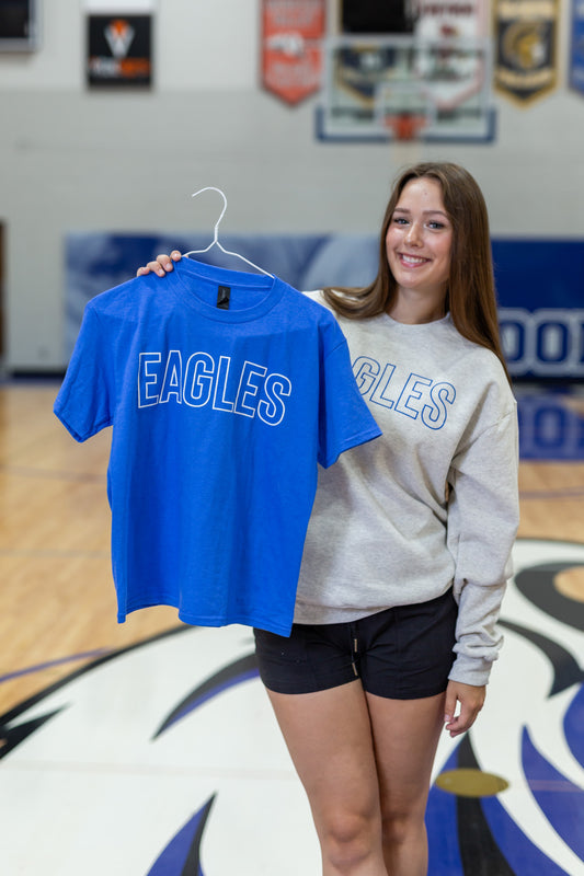Youth Royal Eagles Tee - White