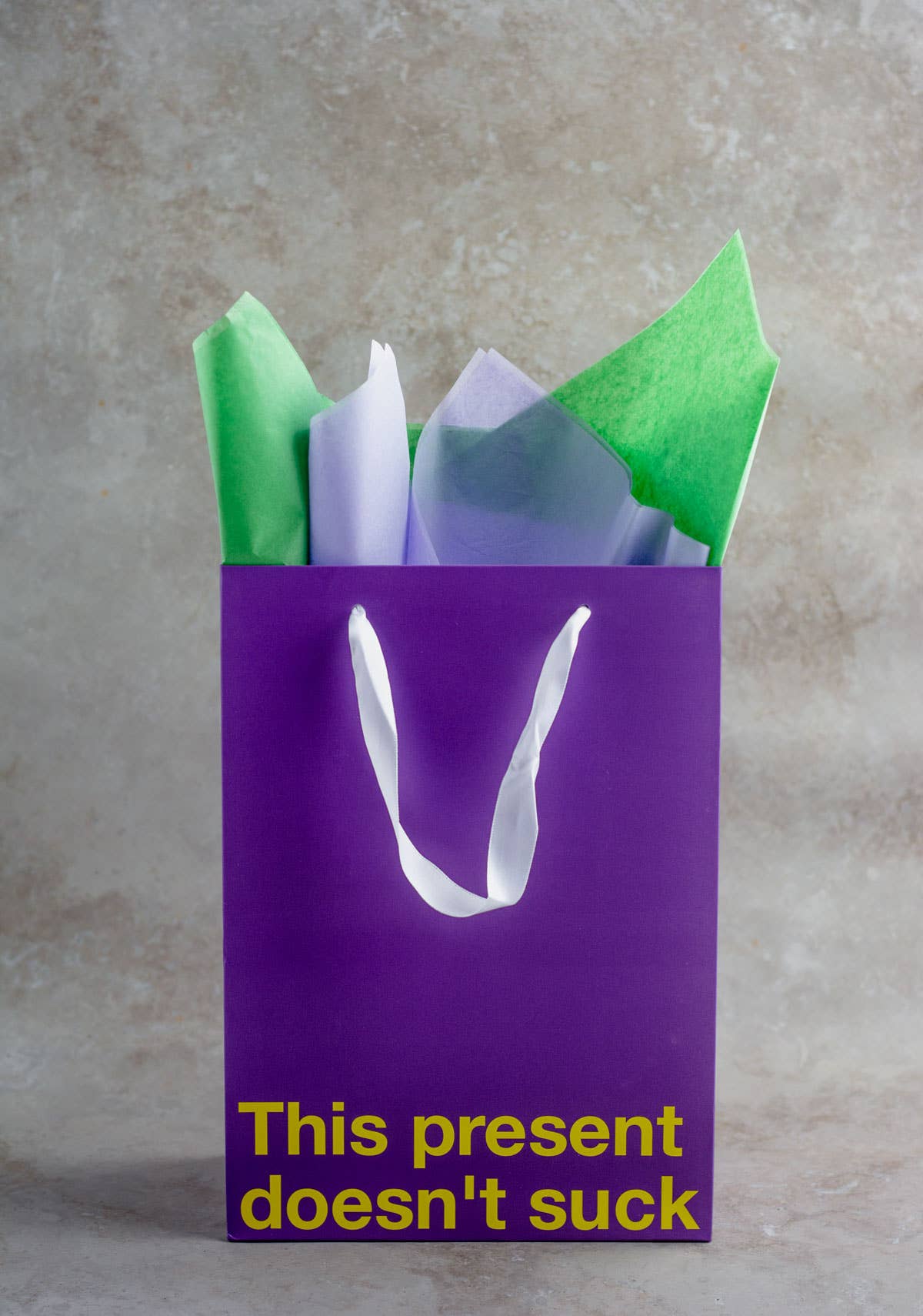 "This Present Doesn't Suck" Gift Bag