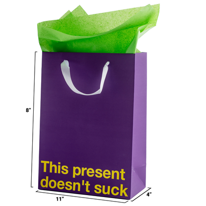 "This Present Doesn't Suck" Gift Bag