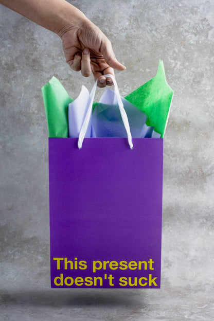 "This Present Doesn't Suck" Gift Bag